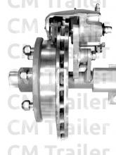 TROJAN TO KODIAK BOLT-ON 1500KG BRAKE CONVERSION ADAPTOR