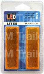 Amber Reflectors - Twin Pack