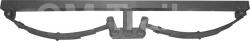 TANDEM ROCKER EQUALISER SPRINGS - EYE TYPE - MOUNTED ON A FRAME