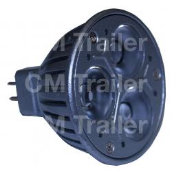 LED Globe Cool White Multi Volt 3x1 Luxeon LED 