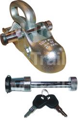 TRAILER COUPLING LOCK Chrome