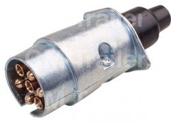 7-PIN ROUND METAL PLUG