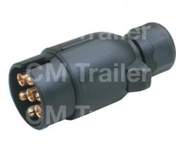 7-PIN ROUND PLASTIC PLUG